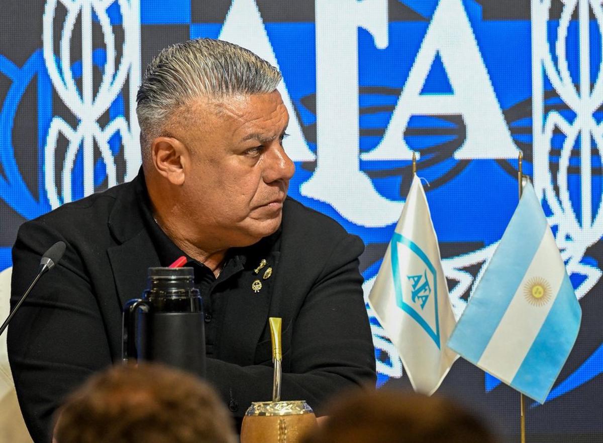 El presidente de la AFA, Claudio