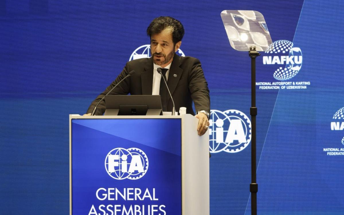 El reelegido Ben Sulayem en la Asamblea de FIA, en Usbekistán
