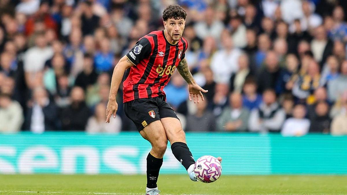 Marcos Senesi, defensor argentino del Bournemouth de Inglaterra. Foto NA (@afcbournemouth)