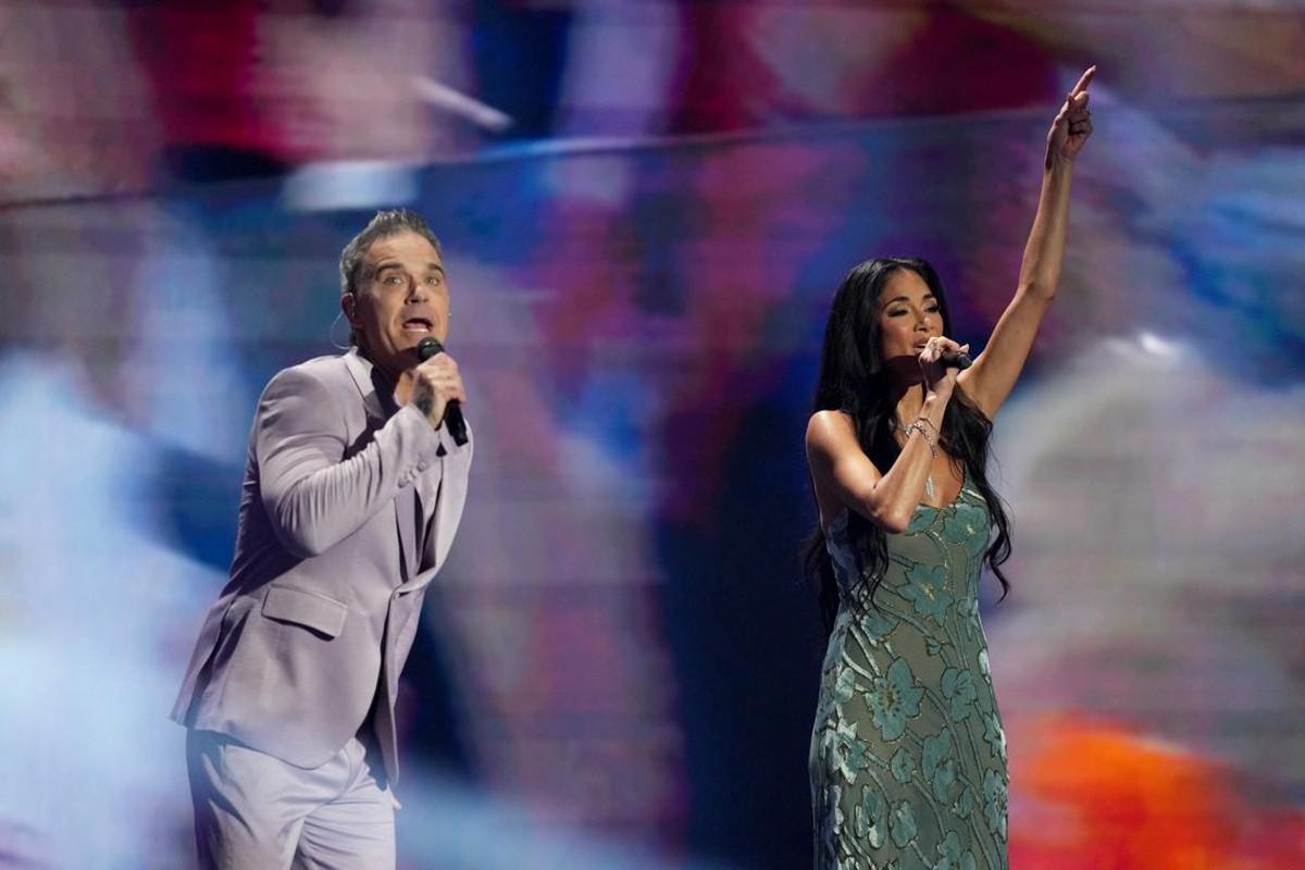 Williams junto a Scherzinger.