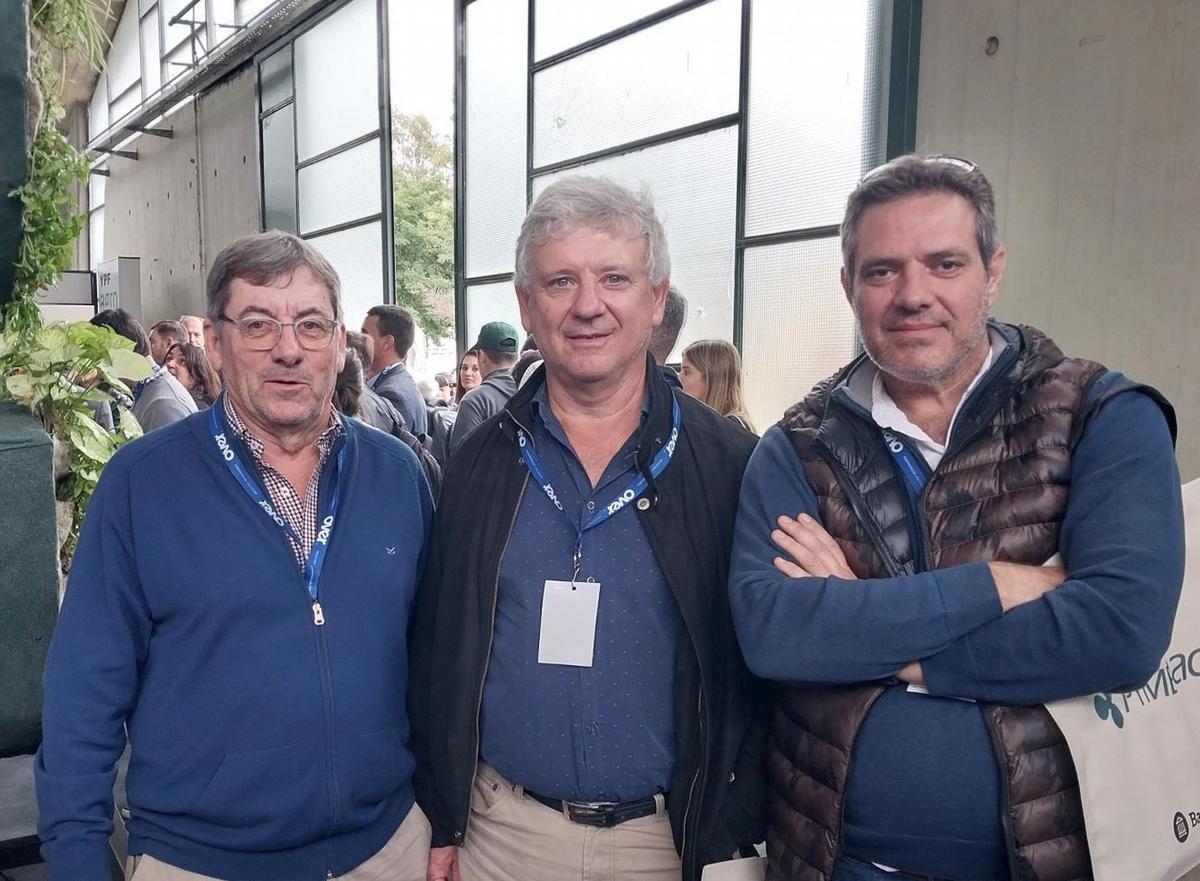 FOTO: Sanchez, Sapino y Gastaldi, los tres últimos presidentes de SanCor