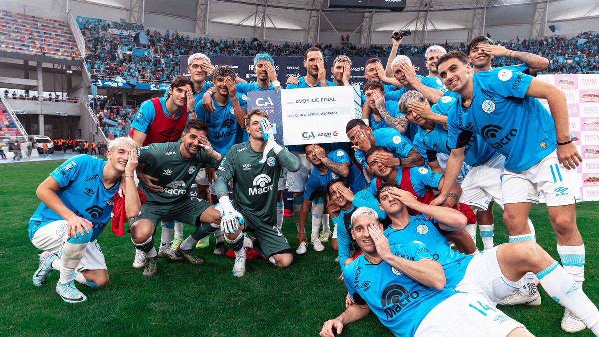 Belgrano estrenó el título con un triunfo por penales. (X: @Belgrano).