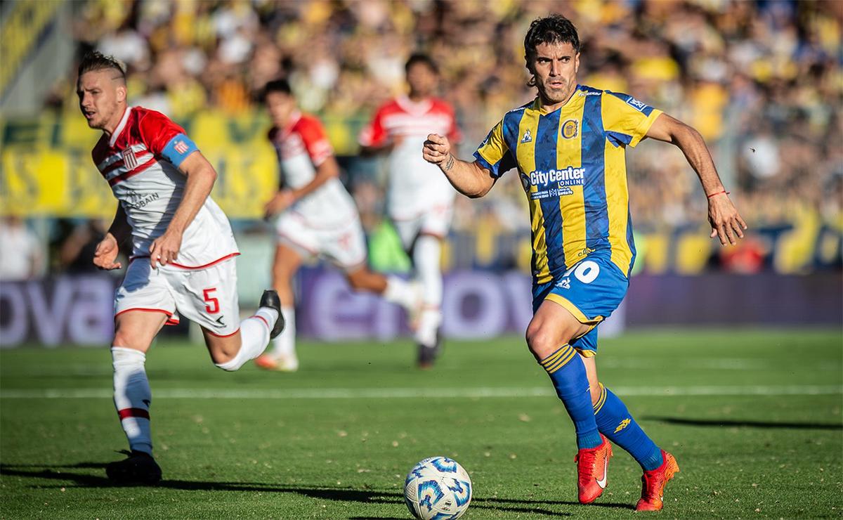 FOTO: Rosario Central vs. Estudiantes de La Plata. Liga Profesional 2025. 