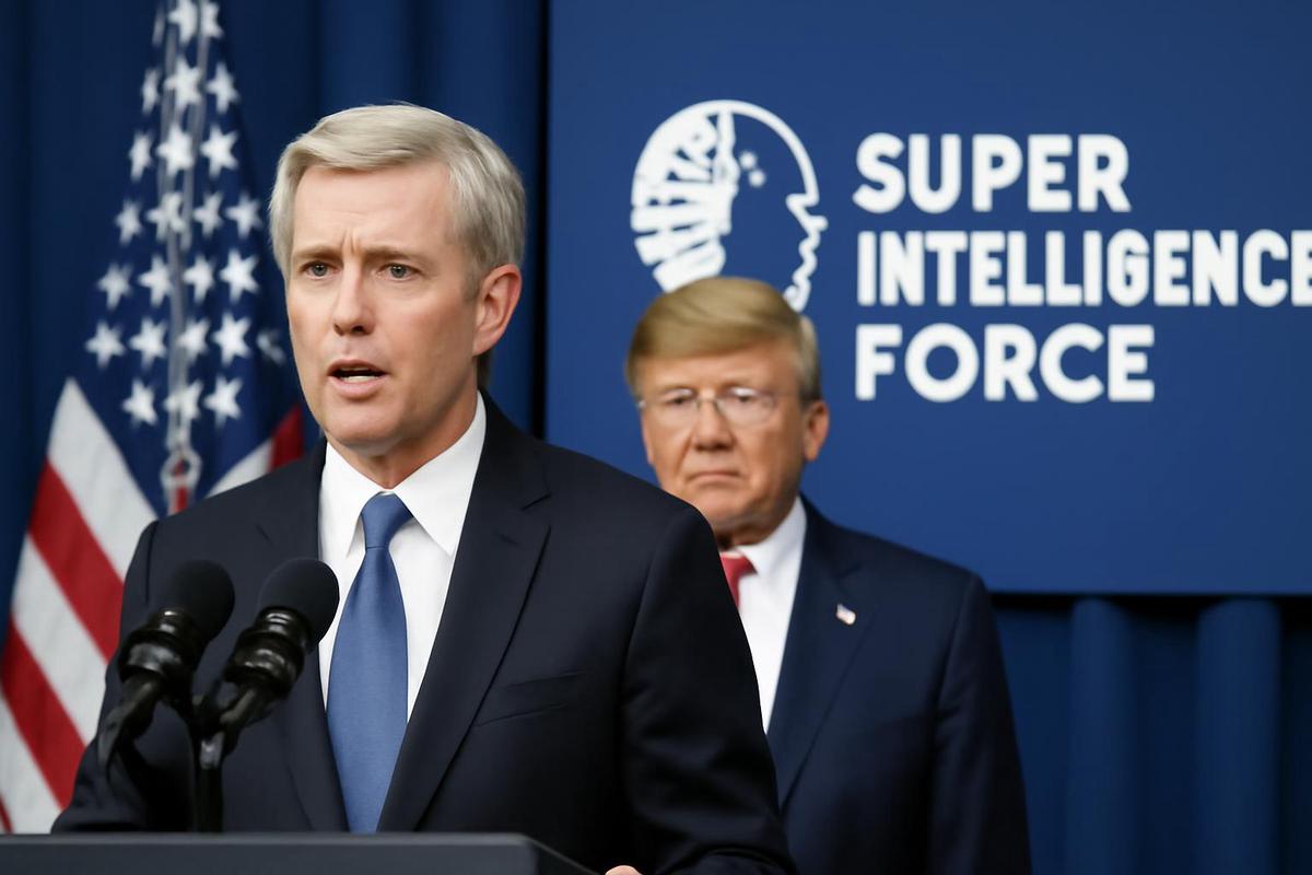 Trump presenta su nueva Fuerza de Inteligencia Superior en medio del debate sobre la IA