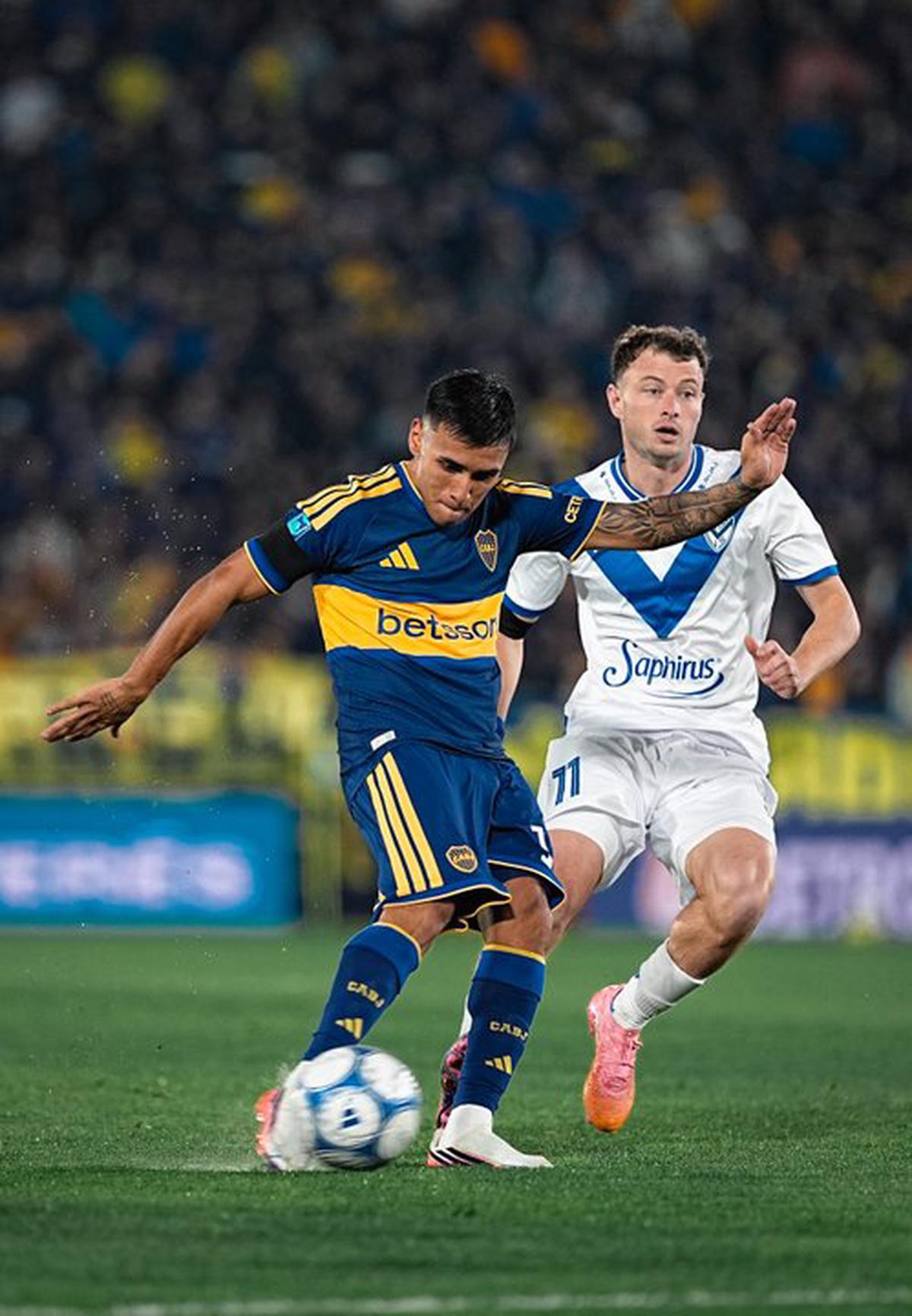 Boca vs. Vélez.