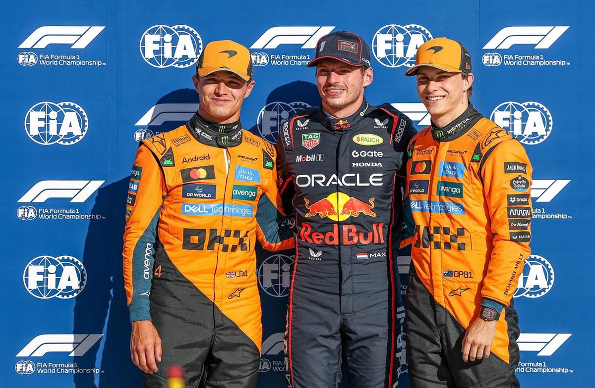 Norris, Verstappen y Piastri pelearán por el título en Abu Dhabi.