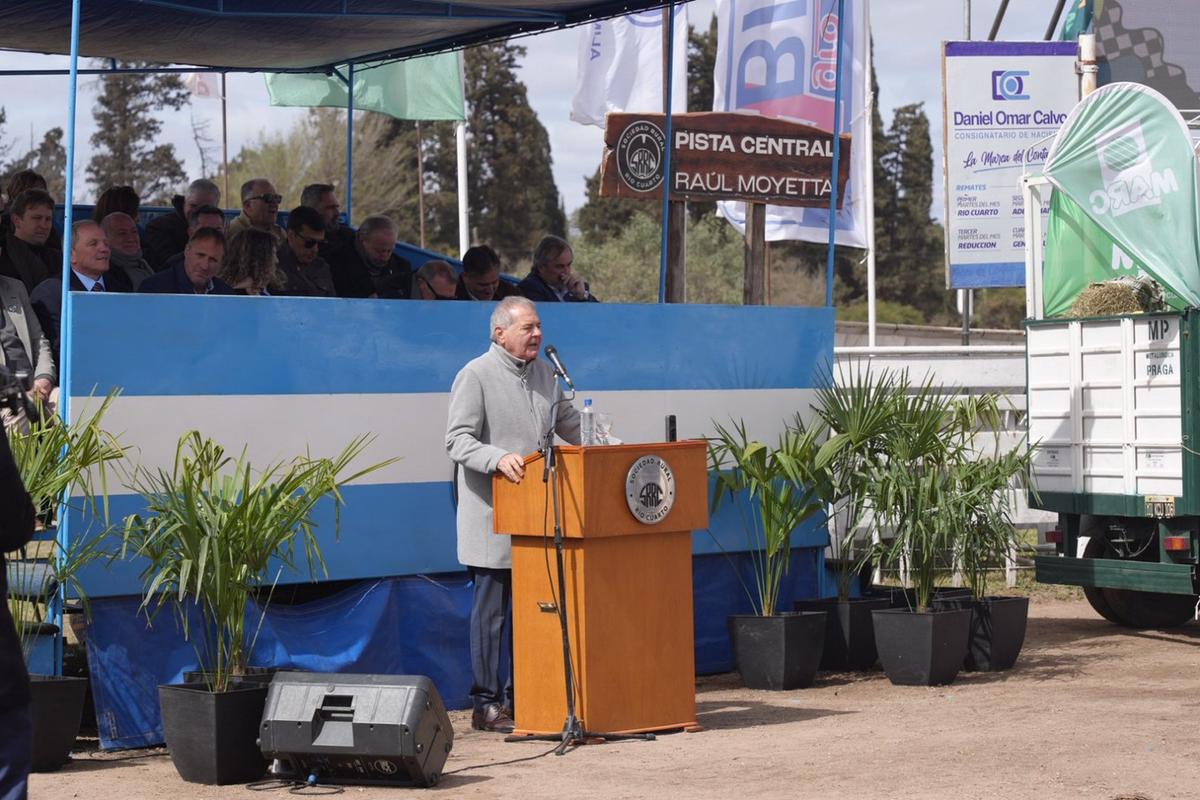 El ministro de Bioagroindustria de Córdoba, Sergio Busso.