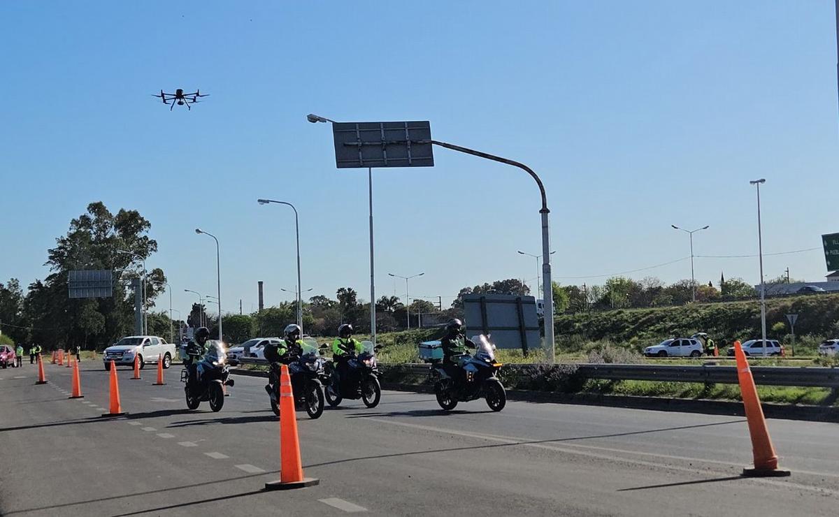 FOTO: Drones en Circunvalación.