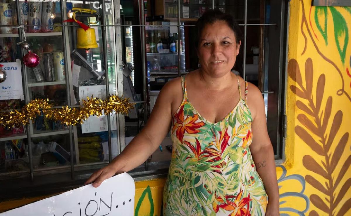 FOTO: Lilia Real, propietaria del kiosco. (Foto gentileza: Ignacio Blanco/Los Andes)