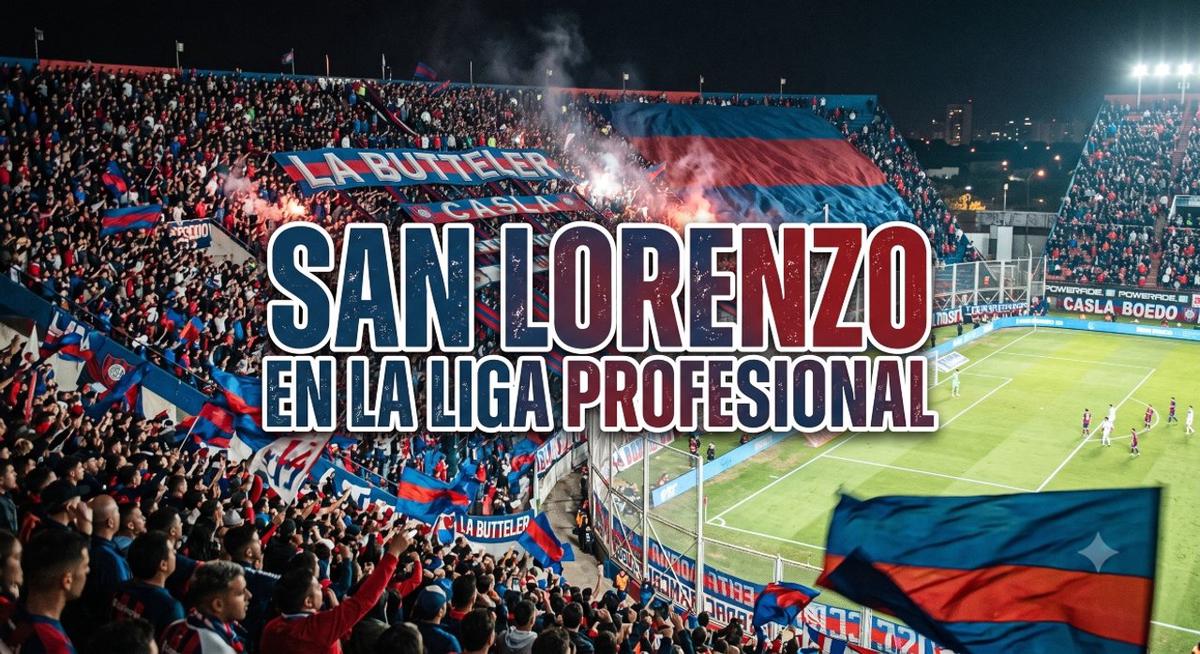 San Lorenzo en la Liga Profesional.