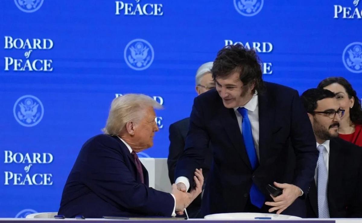 Trump y Milei, en Davos 2026.