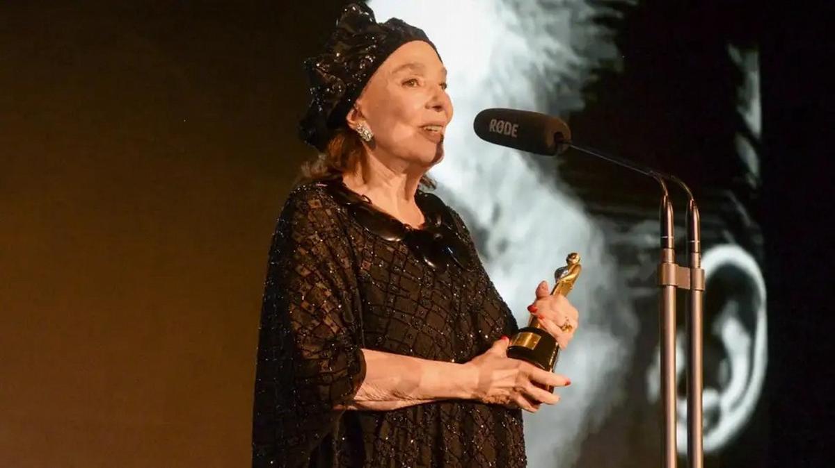 FOTO: Graciela Borges, en los premios Martín Fierro de Cine.