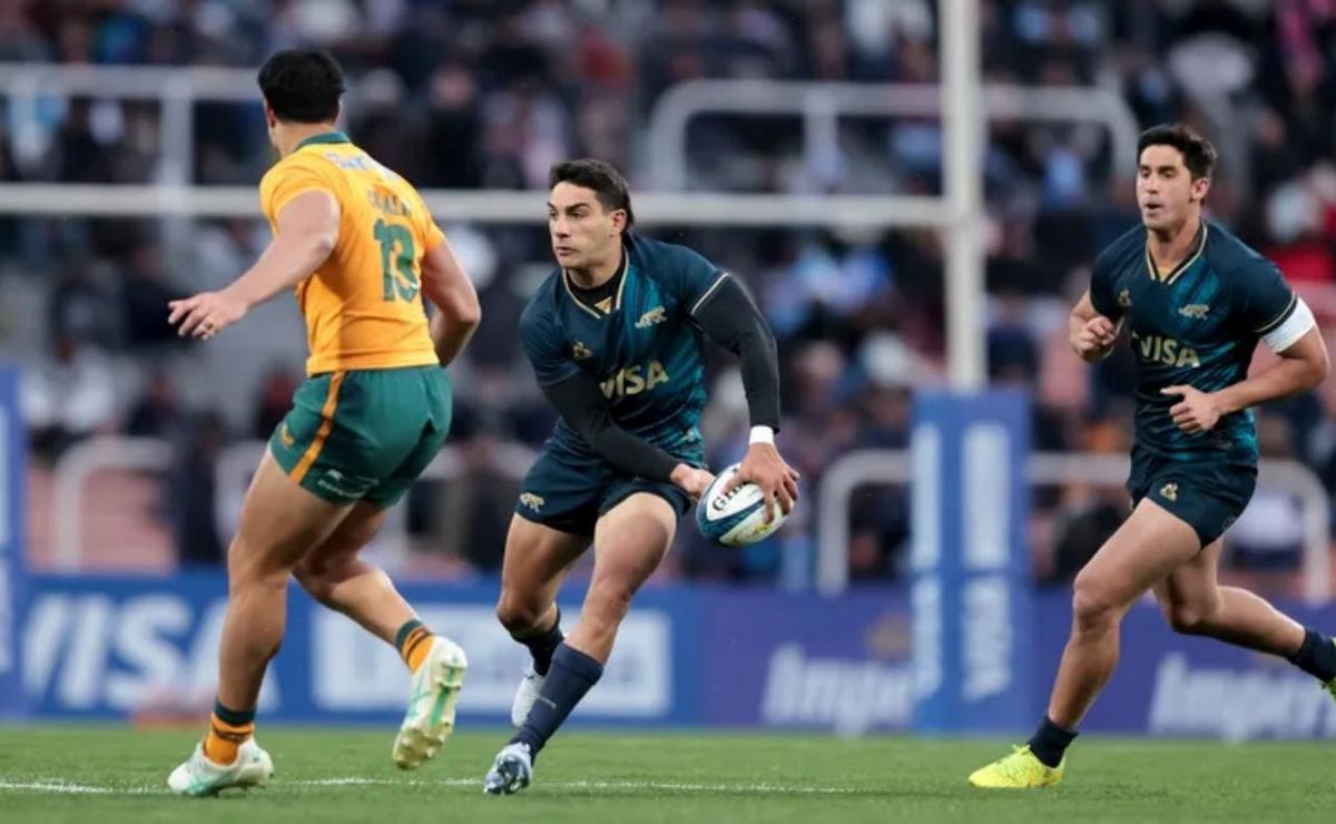 Los Pumas batallaron en Mendoza ante Australia.