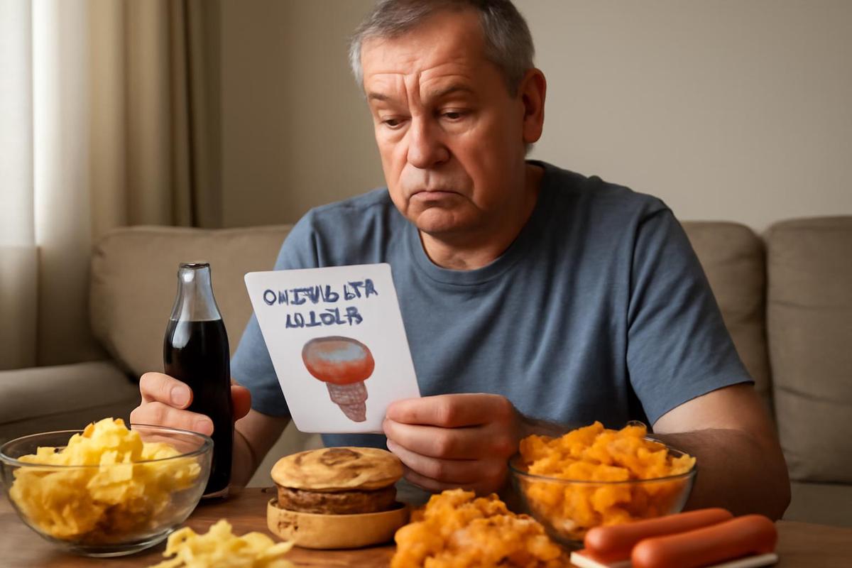 El consumo de alimentos ultraprocesados y el riesgo de cáncer de próstata