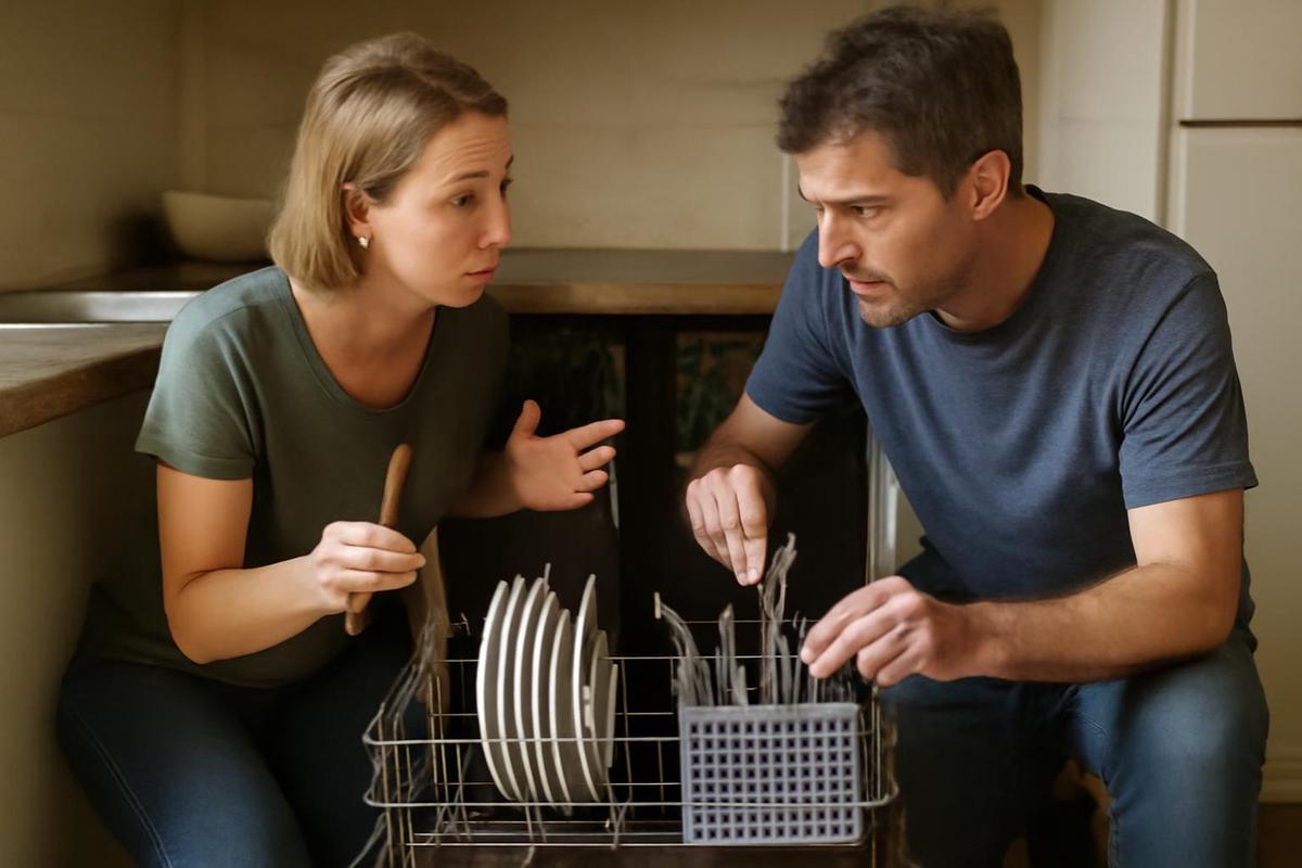 Cómo cargar los cubiertos en el lavavajillas