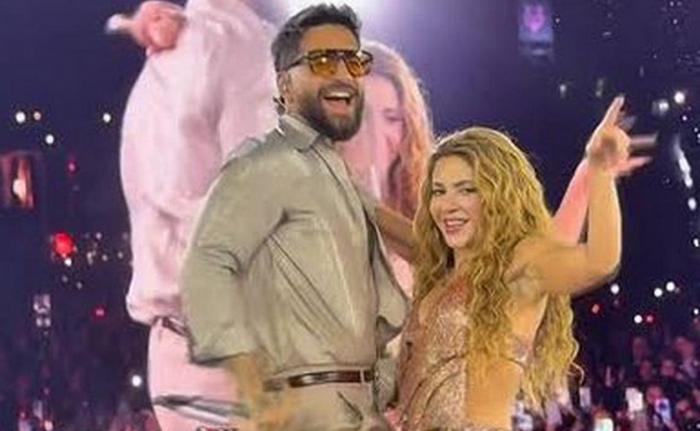 Shakira y Maluma brillaron en Madrid con su nueva canción "Agua" durante la gira europea