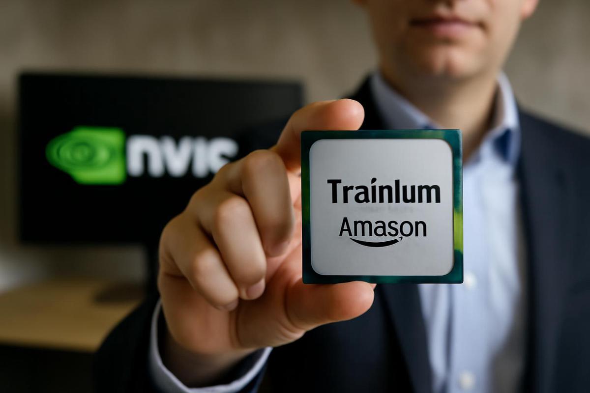 Amazon busca competir directamente con Nvidia al vender sus chips de IA