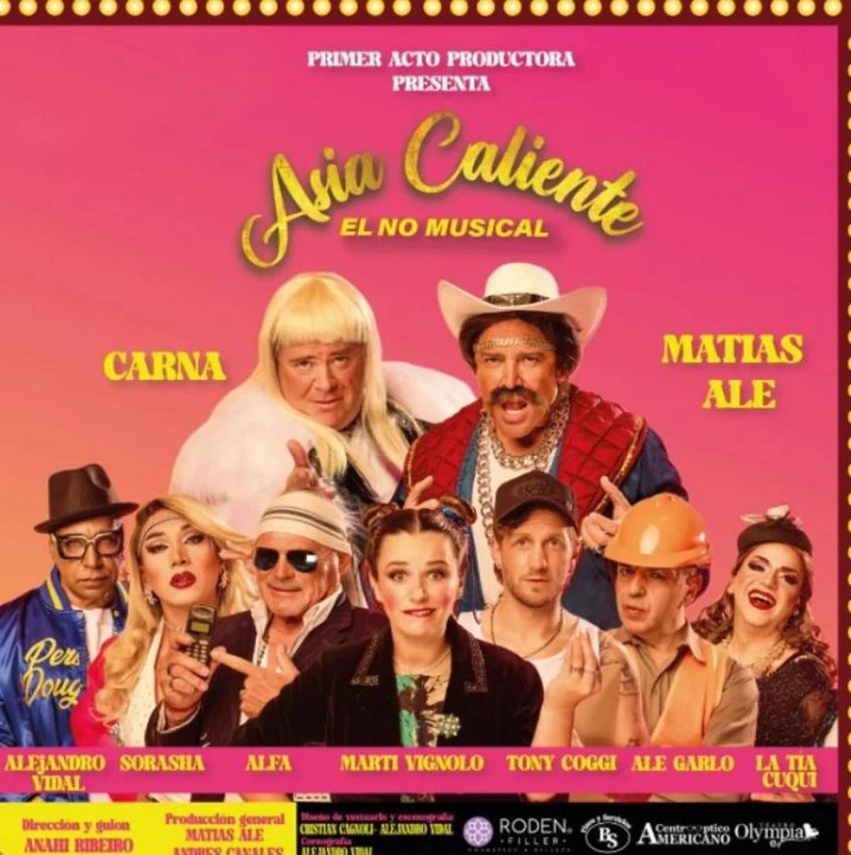 Asia Caliente. Foto: Agencia NA/ redes sociales.