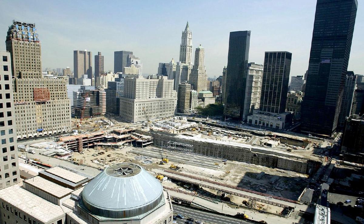 FOTO: La zona donde estaban las torres, el 11 de septiembre de 2002. (NA/Agencias)