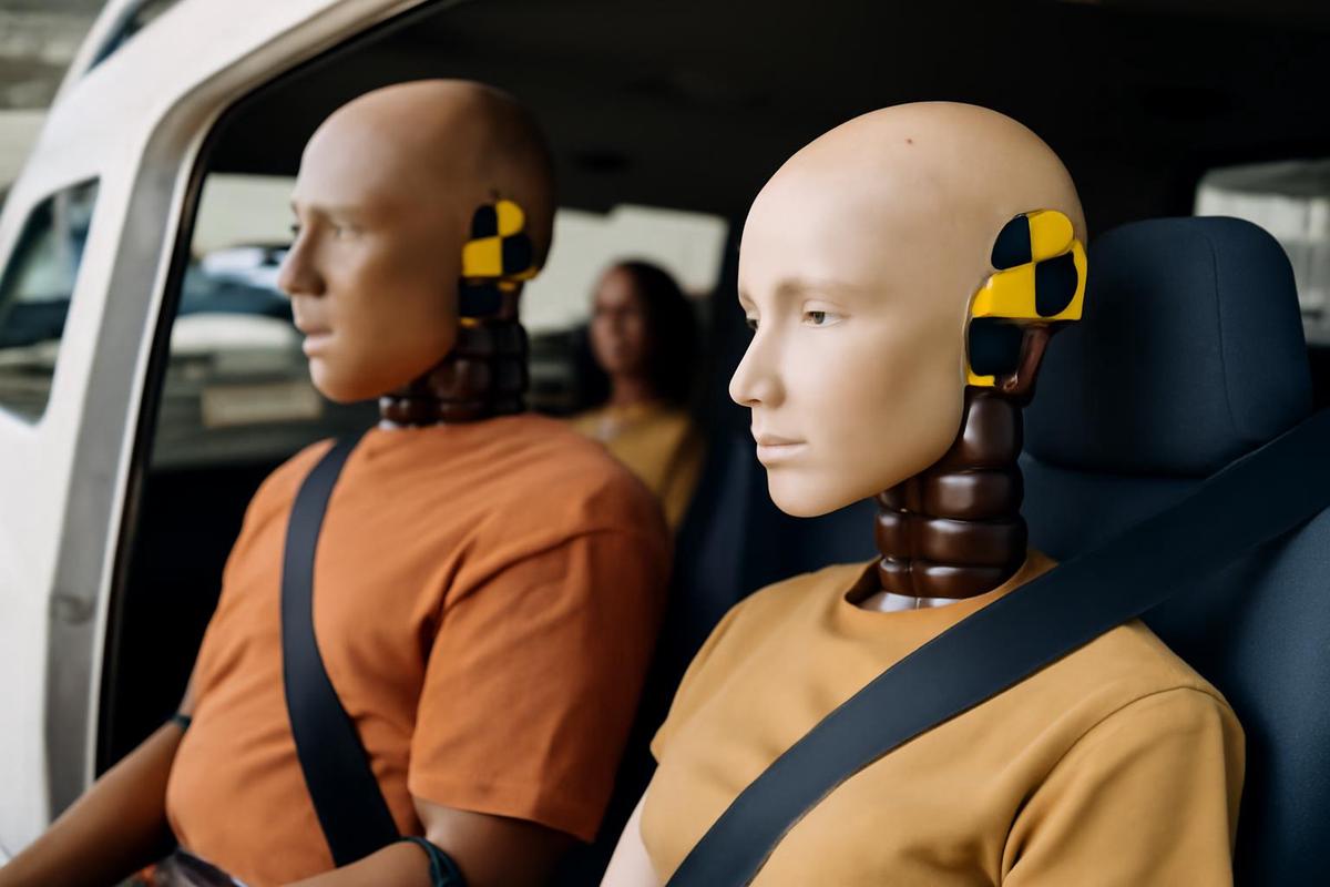 Pruebas de choque en aviones y autos