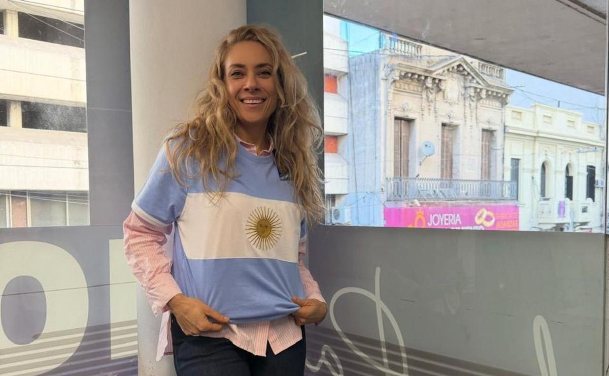 Susana Manzelli con la remera de la iniciativa