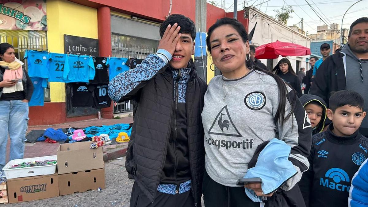 Alberdi se viste de celeste: Belgrano prepara un multitudinario banderazo.