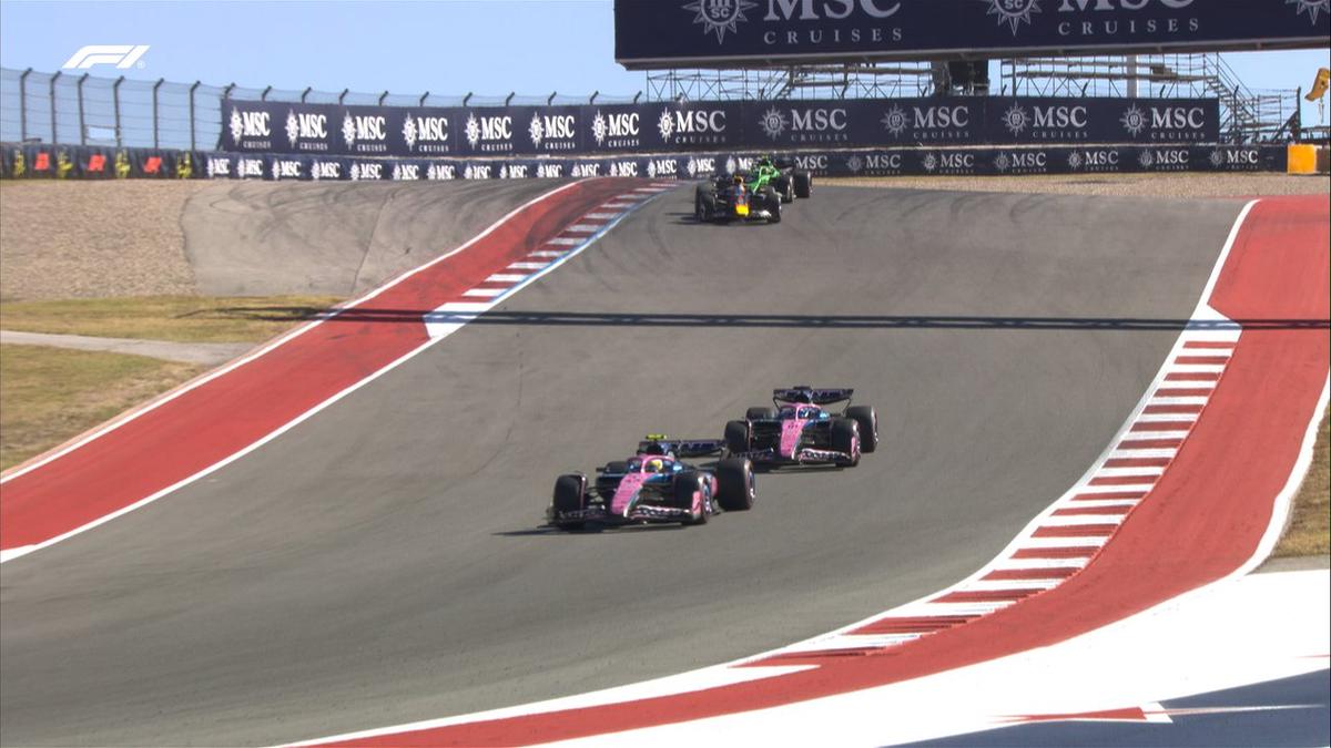Franco Colapinto se impone a Gasly en el Gran Premio de Estados Unidos de F1