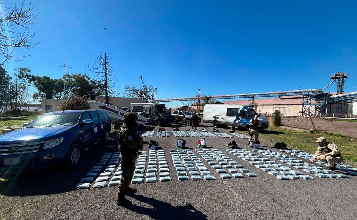 Con 500 kilos de cocaína: cinco detenidos tras un operativo sobre el río Paraná