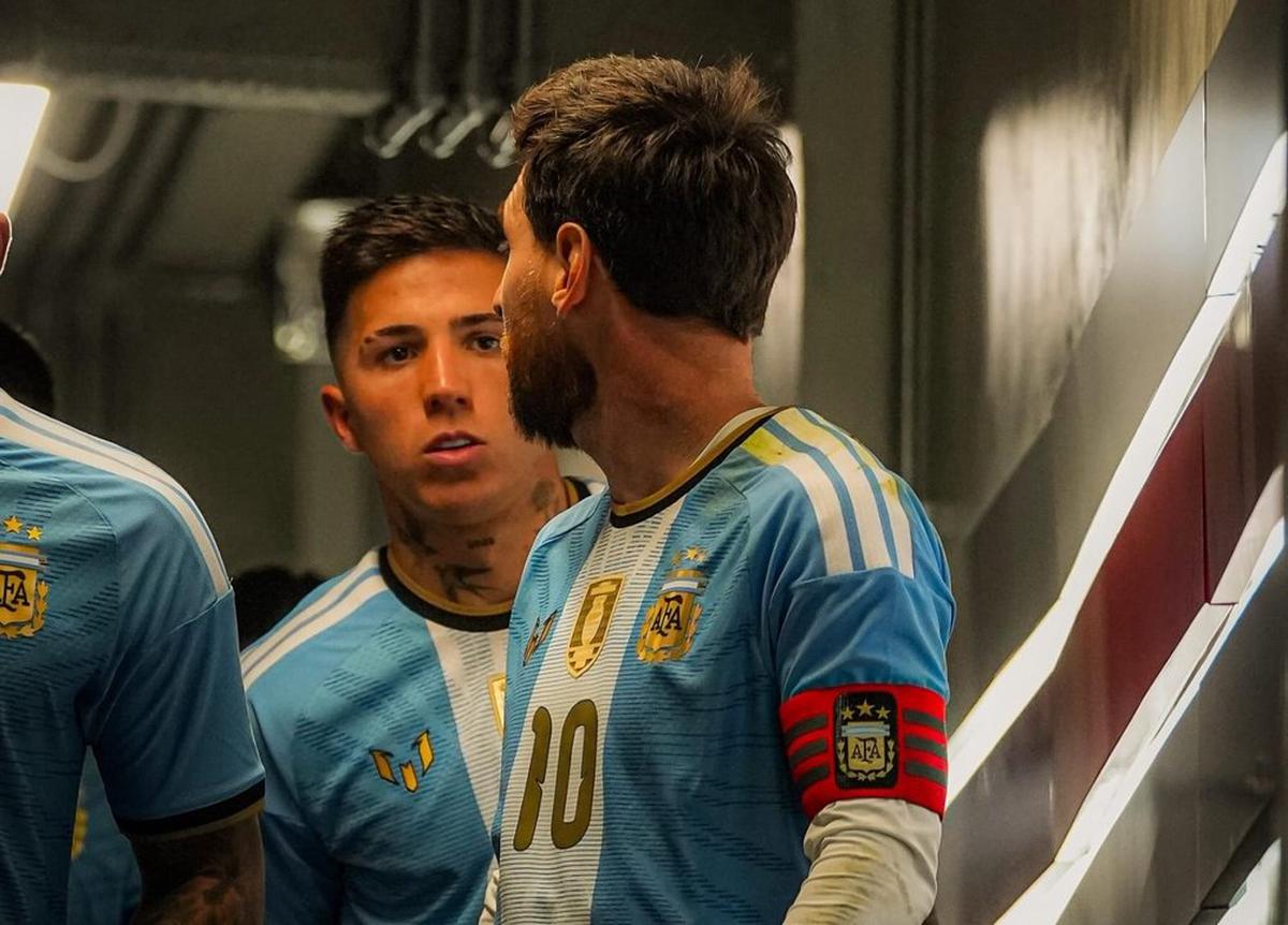 Enzo Fernández habló sobre el legado de Lionel Messi en Argentina.