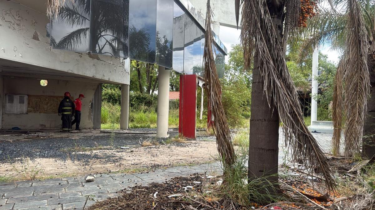 Otro incendio en el inmueble donde funcionaba Soppelsa. (Celeste Benecchi/Cadena 3)