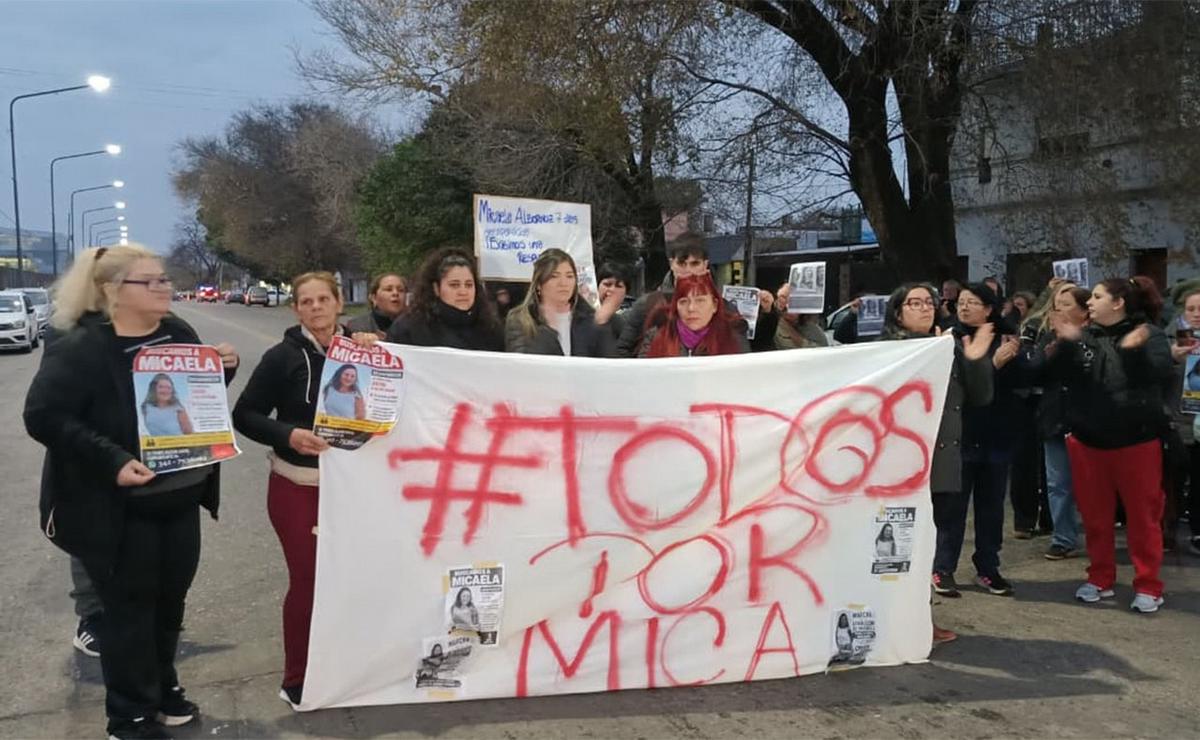 Rosario: familiares reclaman por Micaela, una semana después de su desaparición.