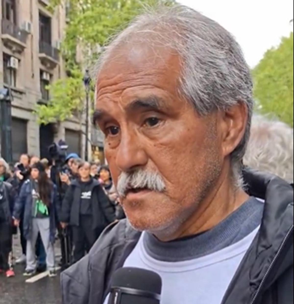El abuelo de Brenda y Morena agradeció el apoyo en la masiva marcha por el triple crimen narco
