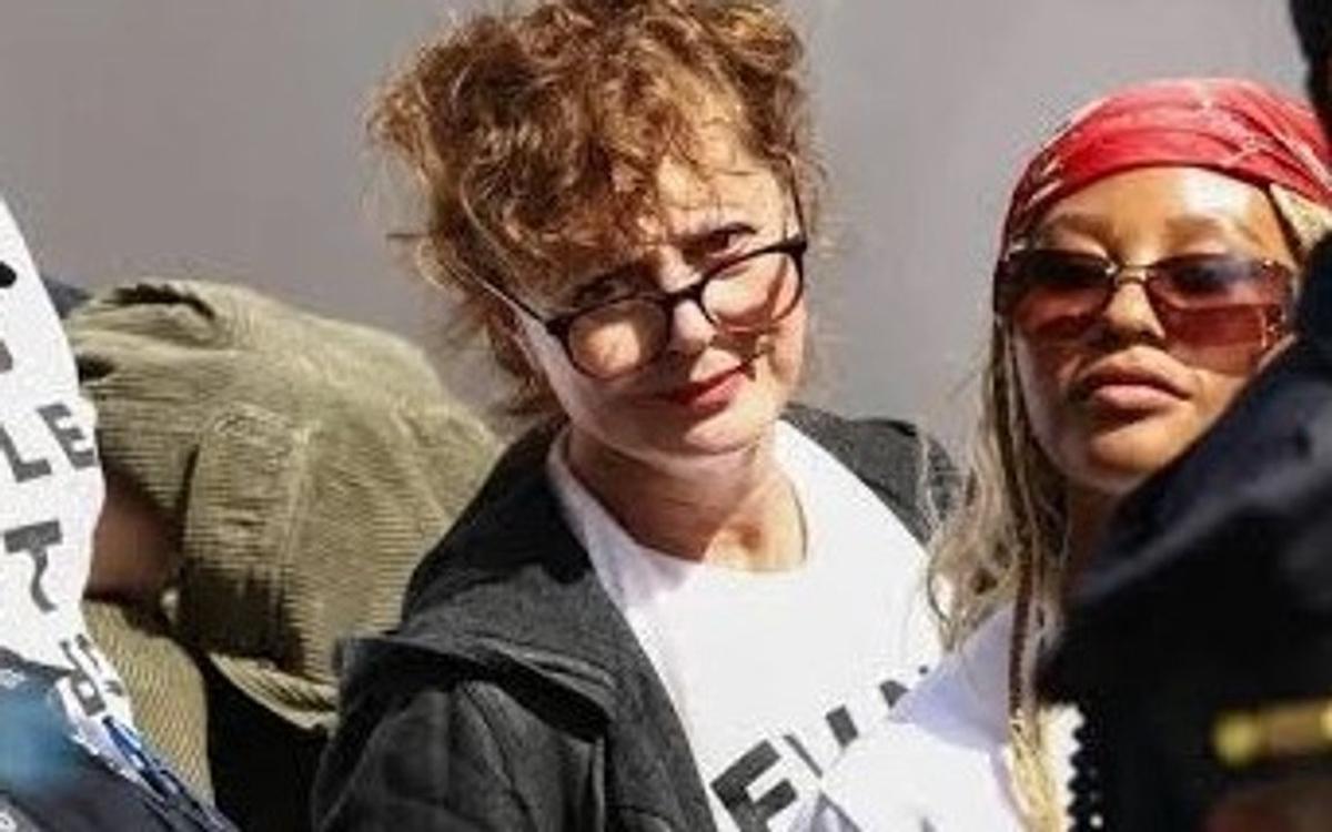 La imagen de Sarandon detenida dio la vuelta al mundo.