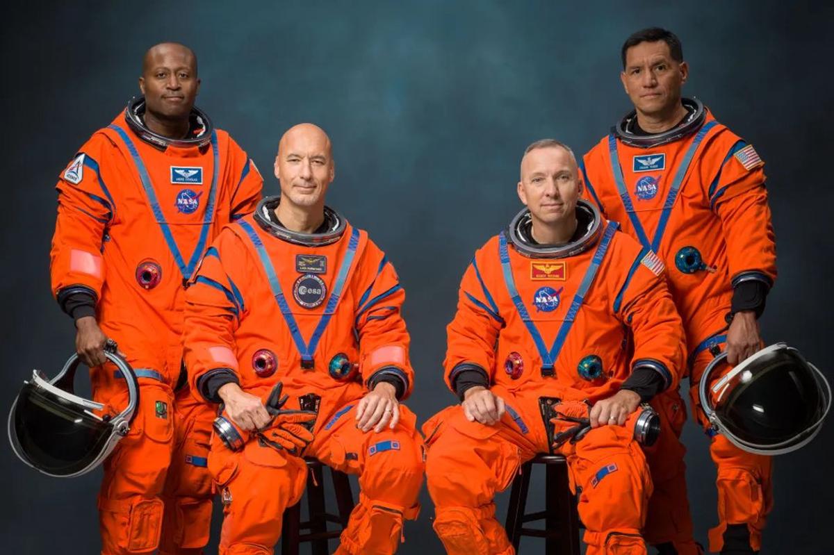Presentan a la tripulación de la misión Artemis III.