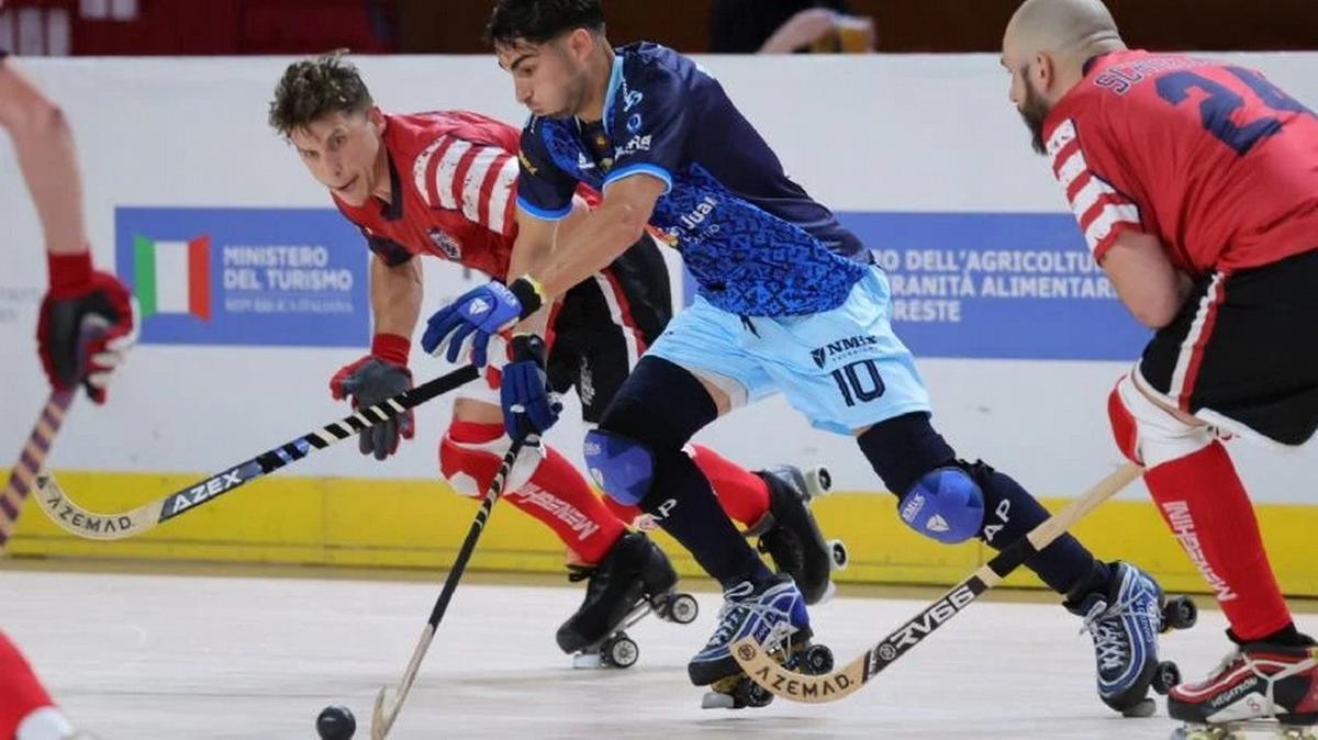 FOTO: Argentina sigue a paso firme en el Mundial de hockey sobre patines: 9-2 ante USA