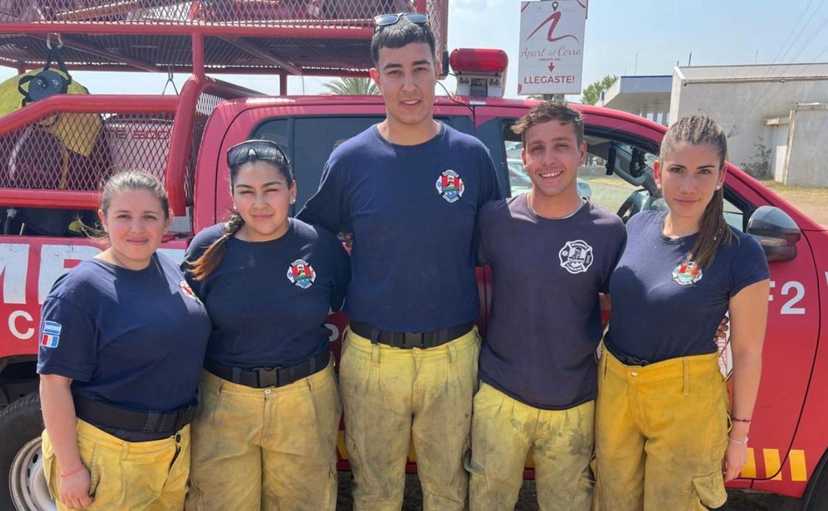 FOTO: Parte del joven cuartel de bomberos de Carlos Paz (Foto: Daniel Cáceres/Cadena 3).