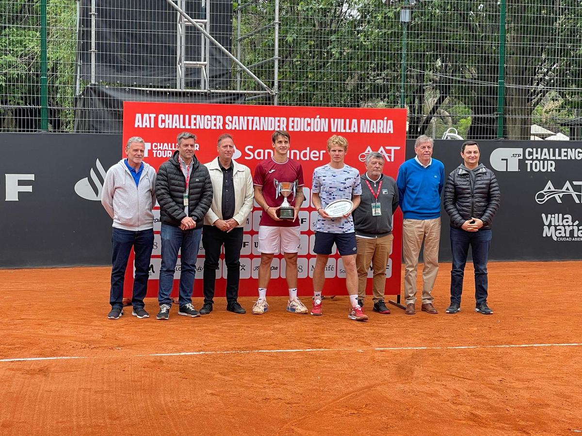 FOTO: Camilo Ugo Carabelli se consagró campeón en Villa María. 