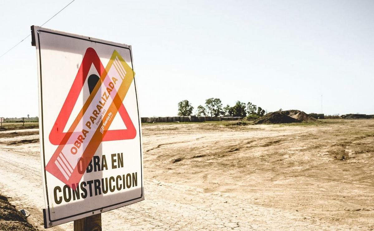 Las obras fueron paralizadas hace un año y medio.