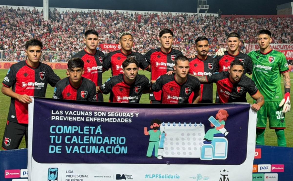 Newell's vs. Unión de Santa Fe. Liga profesional 2026. 