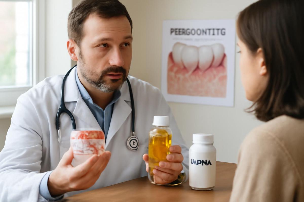 Suplementos como omega-3 y aspirina en tratamiento de encías