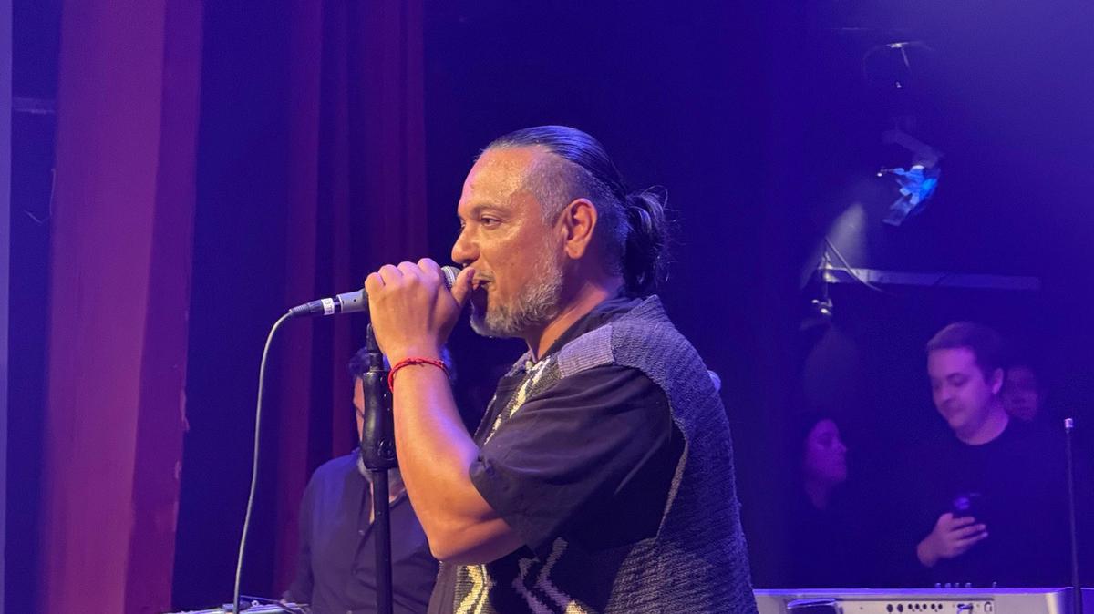 El Indio Lucio Rojas en el festejo por el Día de San Jeronimo. 