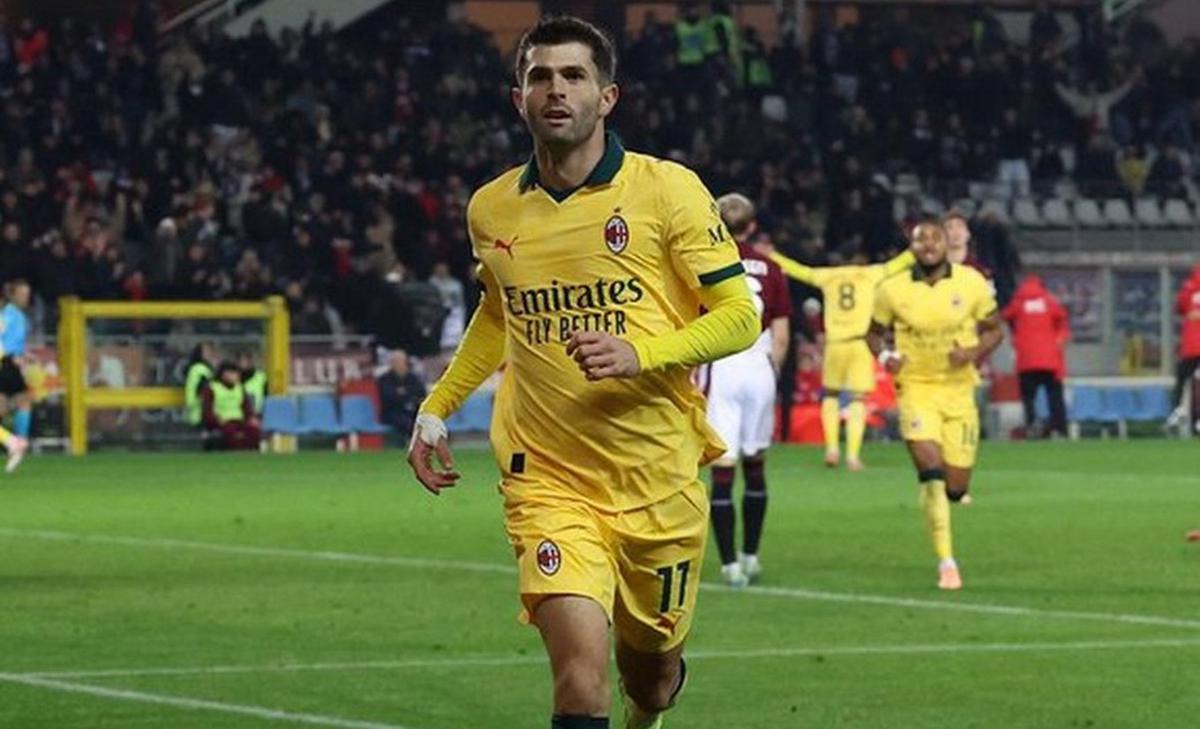 Christian Pulisic fue la gran figura de Milan.