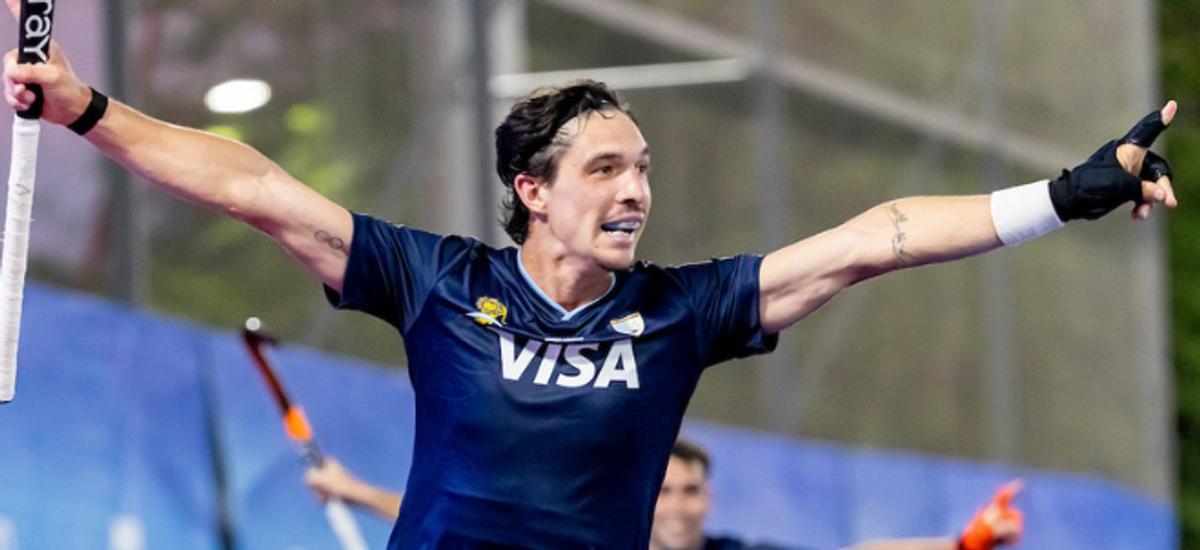 Buen triunfo de Los Leones ante Países Bajos. Foto: Agencia NA (CAH).