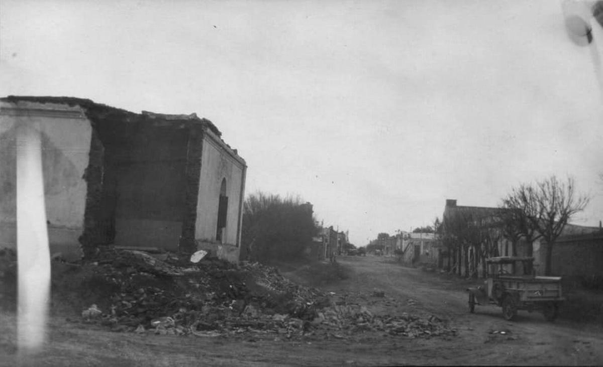 FOTO: El terremoto en Sampacho fue de 6° en la escala de Richter.