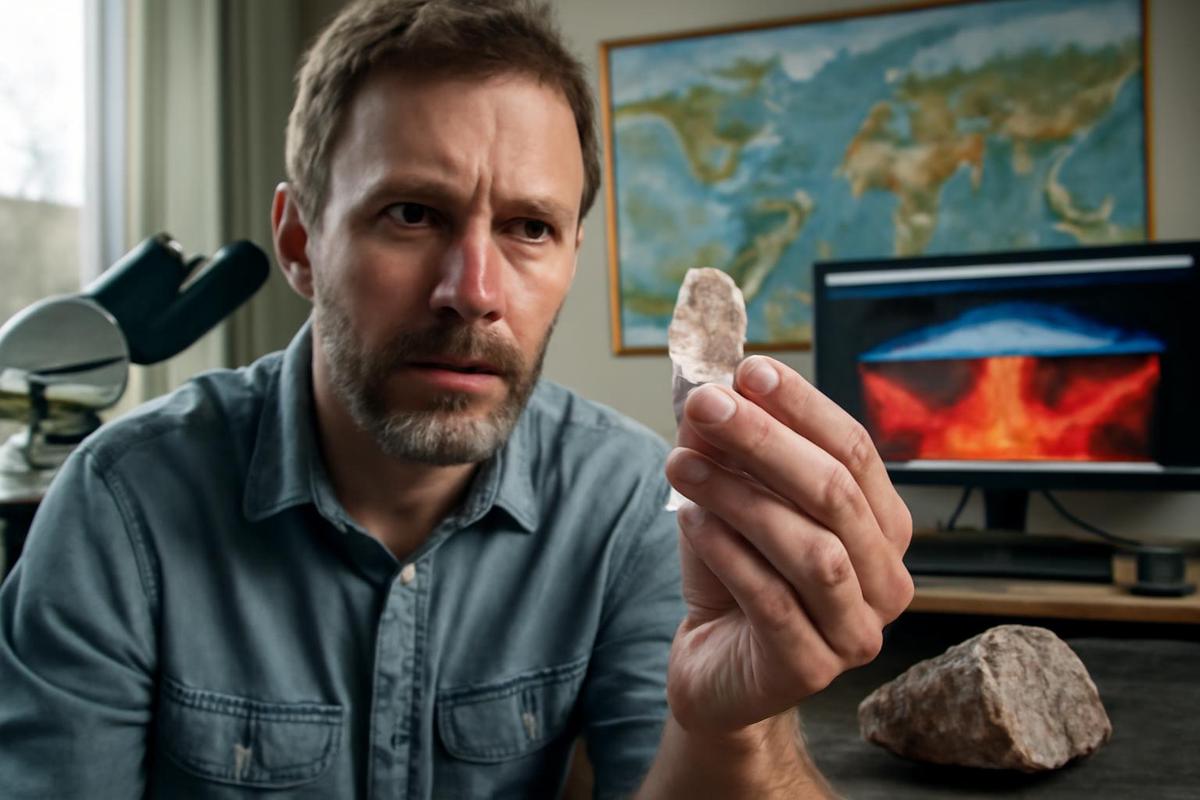 Cristales de olivino de 3.3 mil millones de años