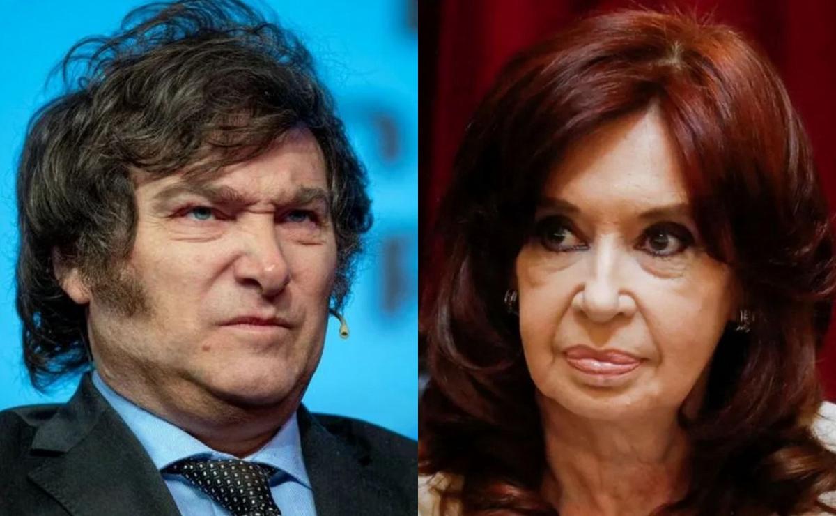 FOTO: Javier Milei y Cristina Kirchner, ¿opuestos parecidos?