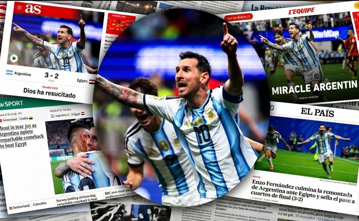 Los principales portales del mundo reflejaron el triunfo argentino.