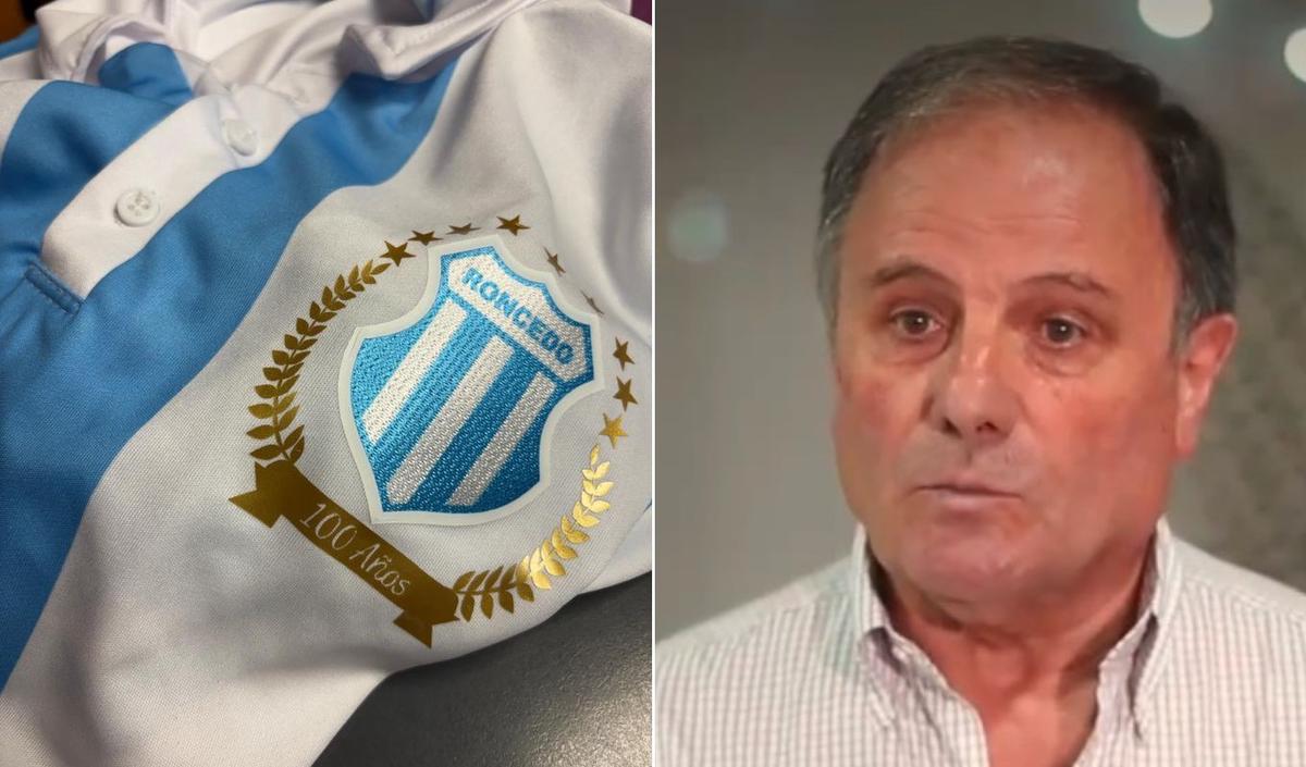 José Ariz, presidente del club, envió a la radio una camiseta para sortearla.