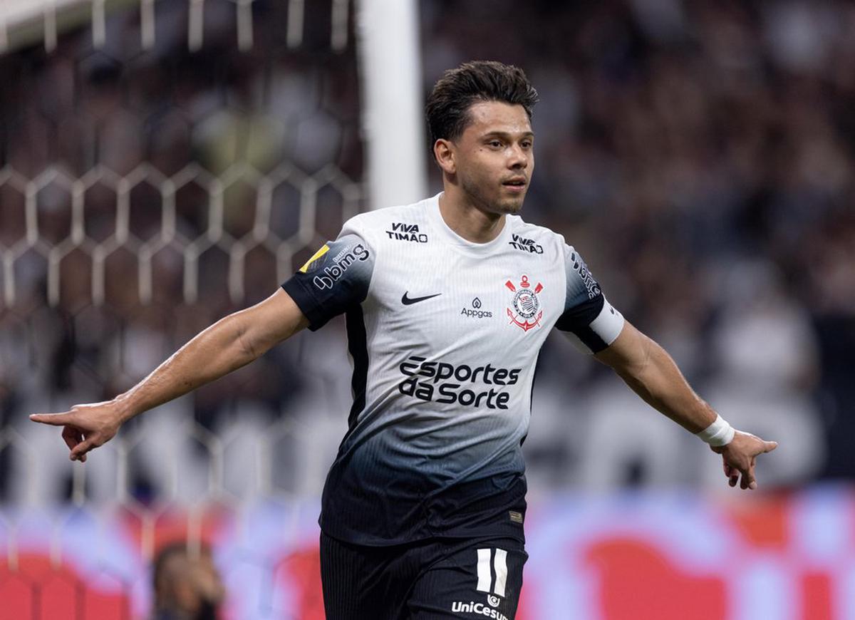 Ángel Romero, cerca de convertirse en refuerzo de Boca. (Foto NA: @Corinthians)
