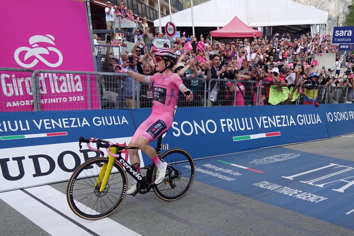 Jonas Vingegaard gana la dura 16.ª etapa del Giro y amplía su ventaja a más de 4 minutos